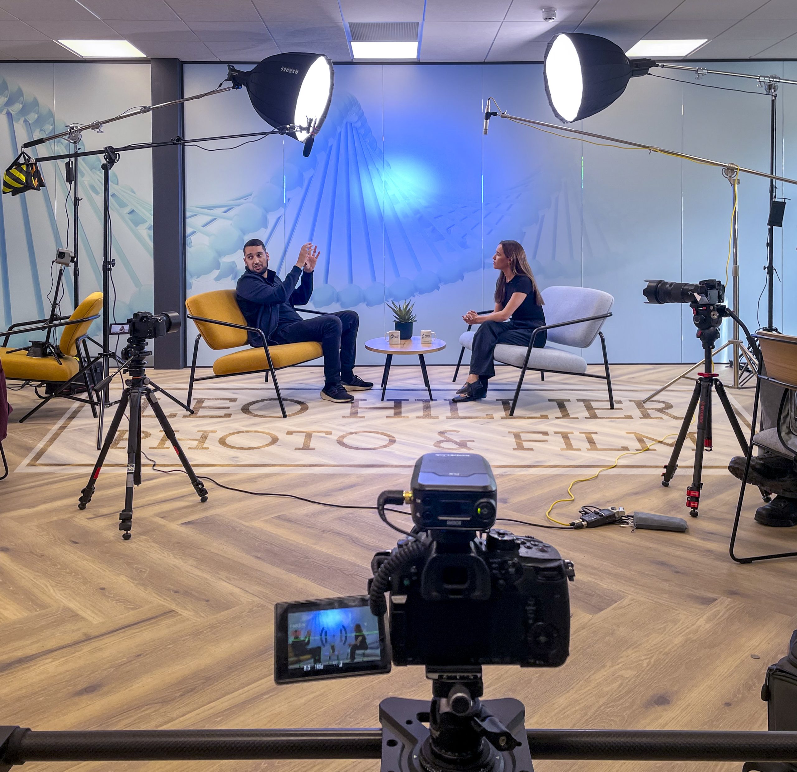 Interview / Discussion Set Up © Leo Hillier