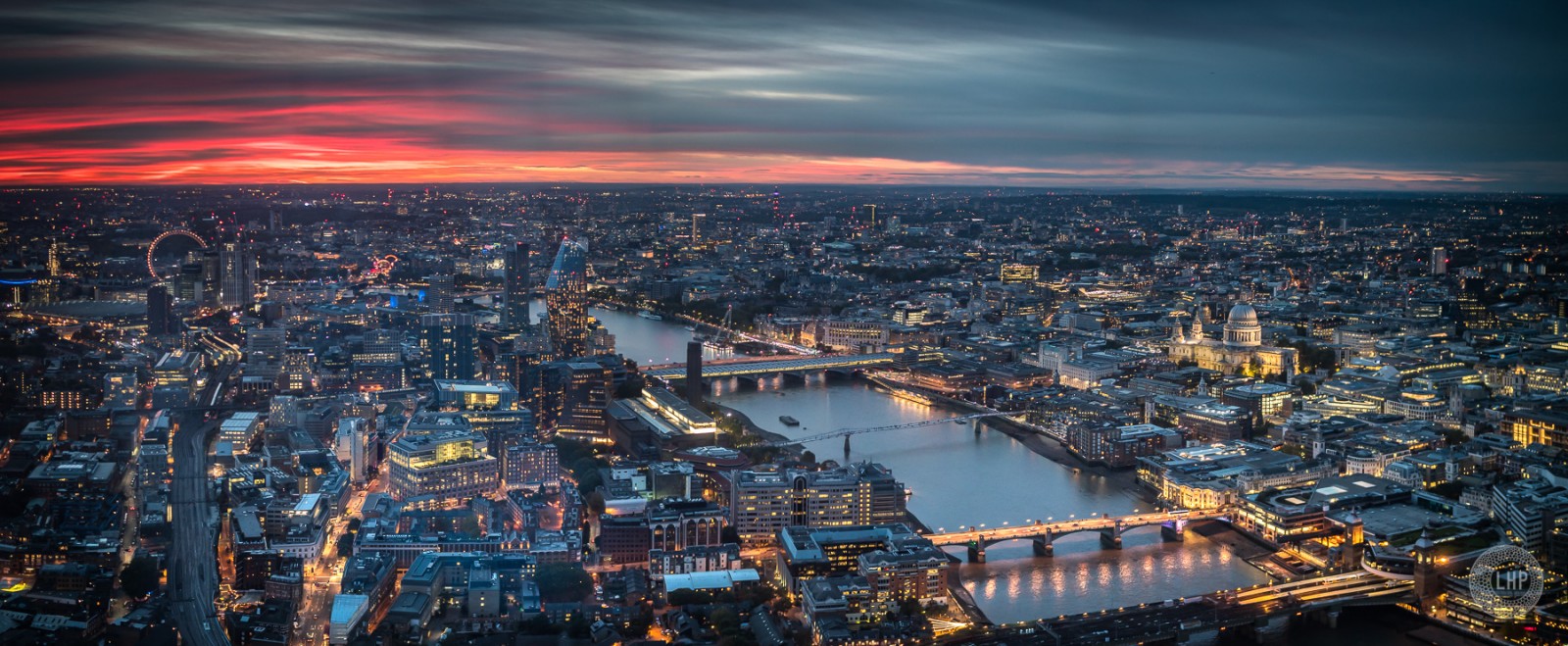 London from The Shard © Leo Hillier Photography