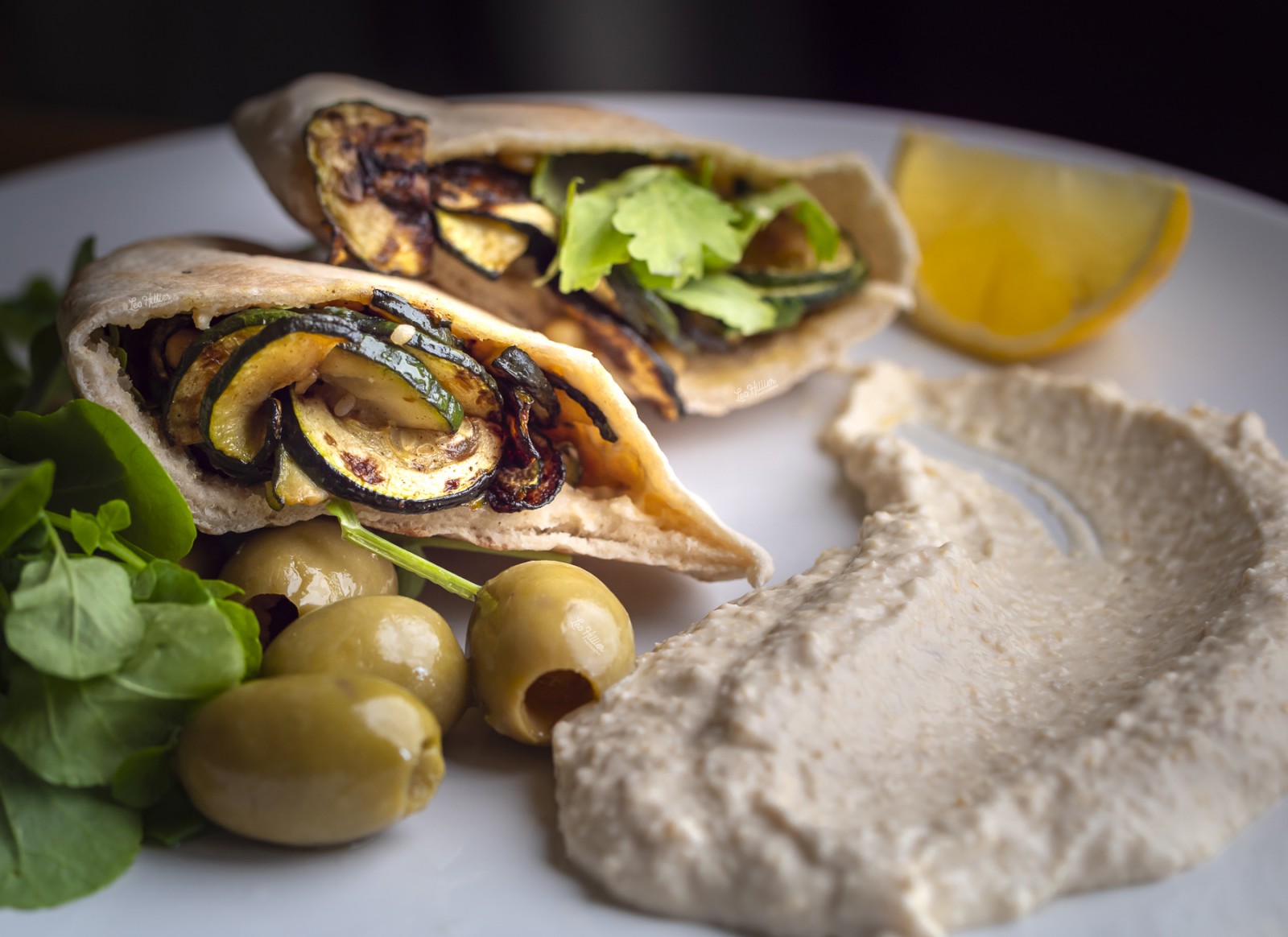 Courgette Pitta by Leo Hillier