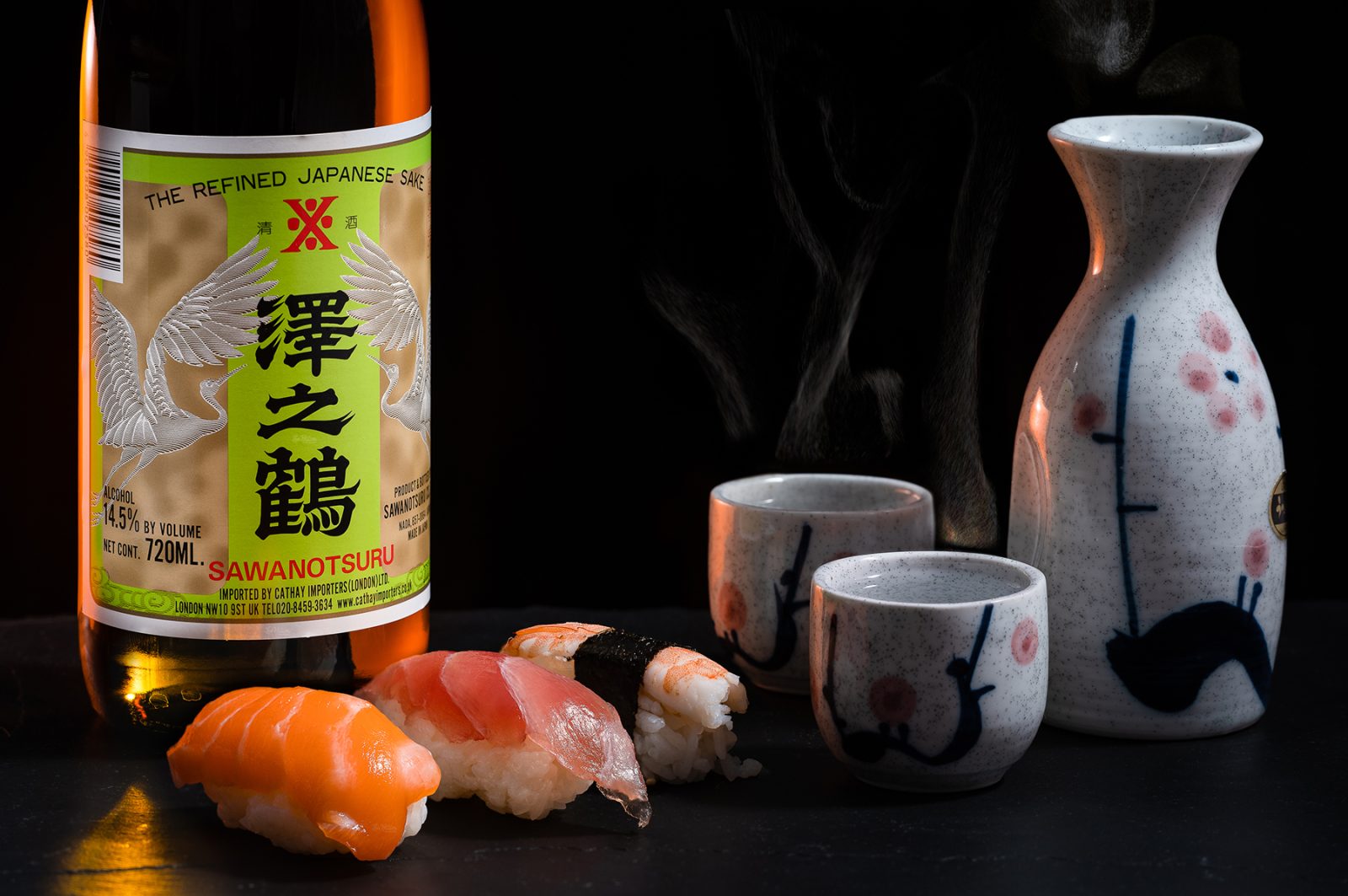 Sake and Sushi © Leo Hillier Photography and Filmmaking